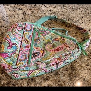 Vera Bradley Mint Green & Pink Paisley Tennis Bag